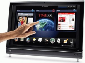 Our HP 23" TouchSmart 9100 Rentals Make Great Digital Displays